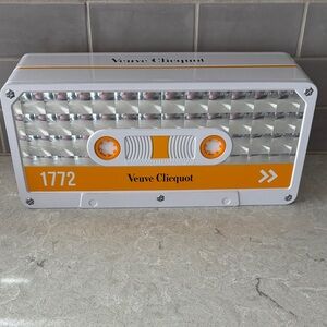 Veuve Clicquot cassette tape champagne box